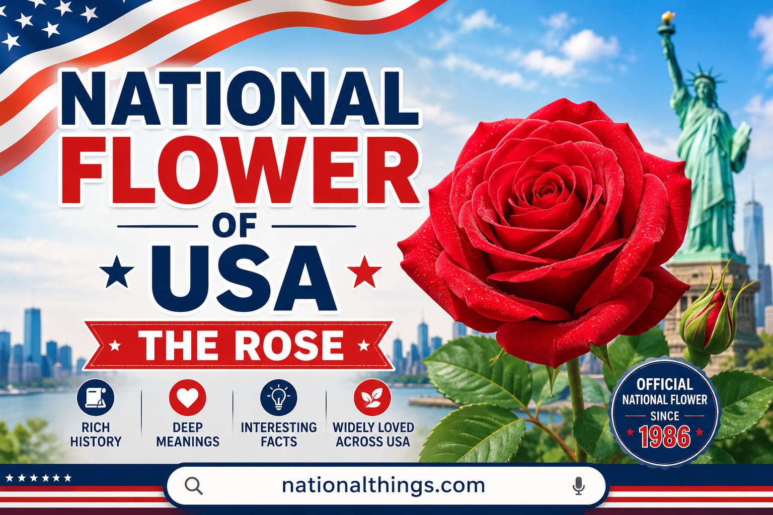 National Flower of USA: History, Meanings, and Facts