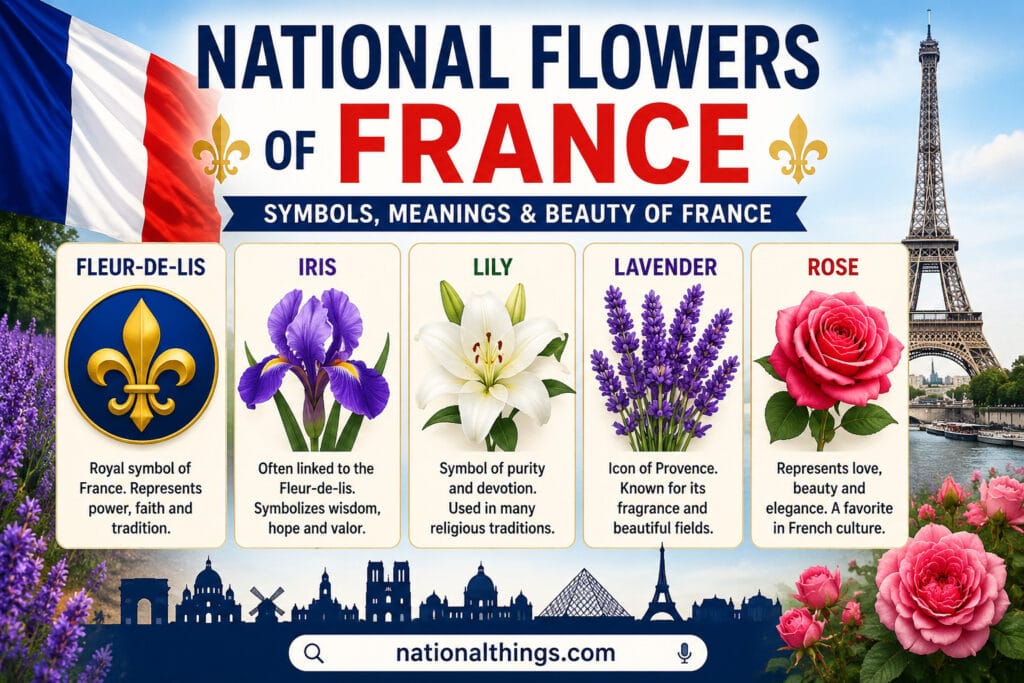 What are the National Flowers of France