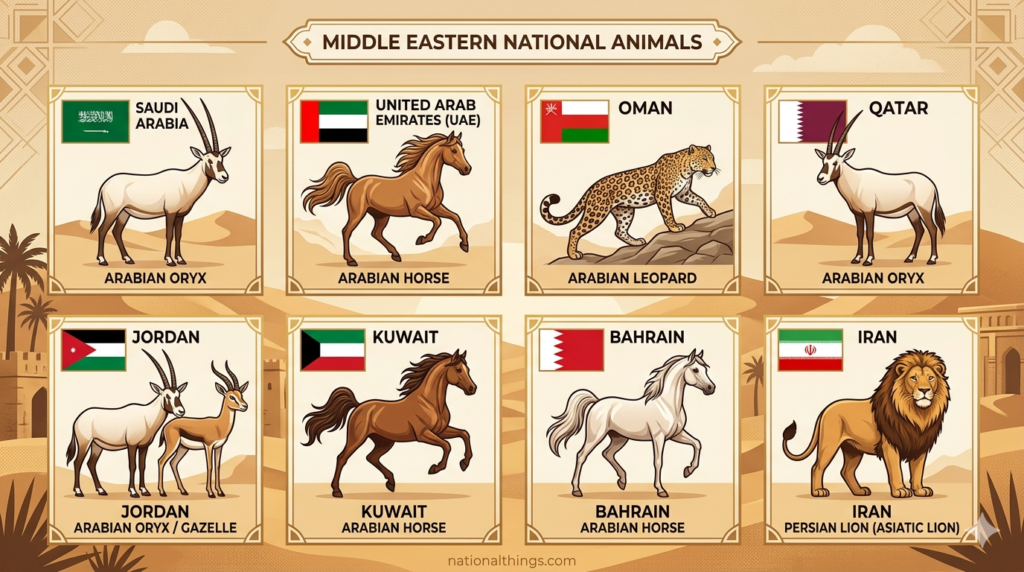 Middle Eastern National Animals