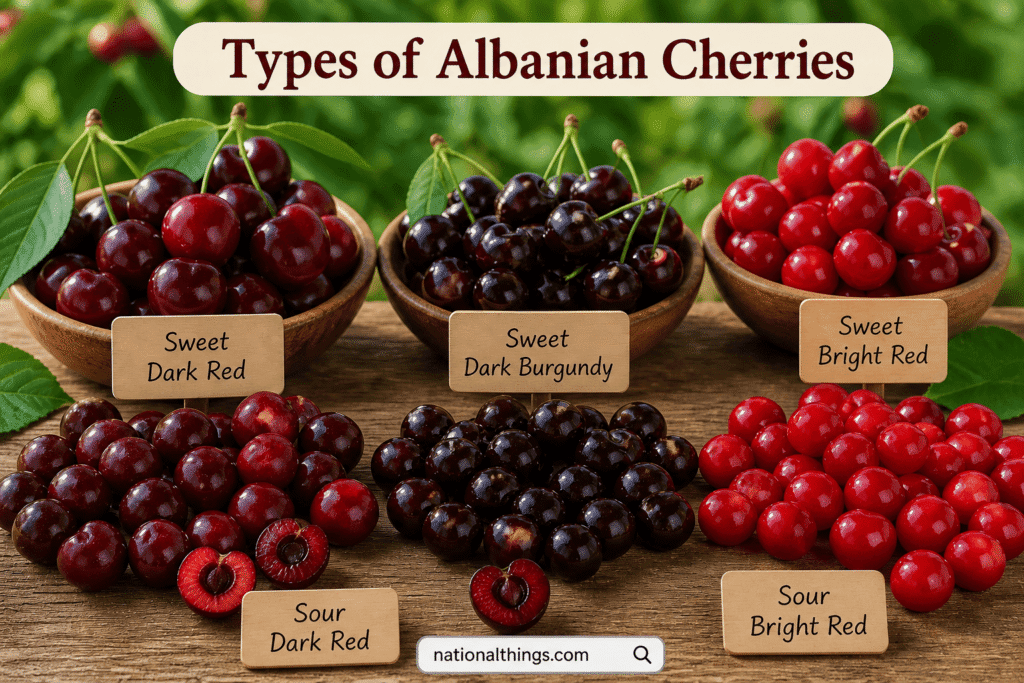 Varieties of Albanian Cherries