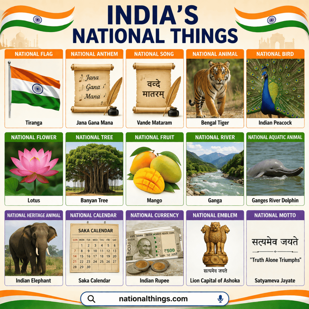 India National Things with Pictures