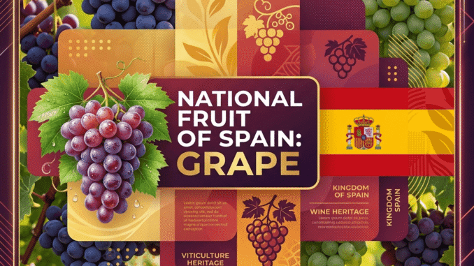 The National Fruit of Spain is the Grape