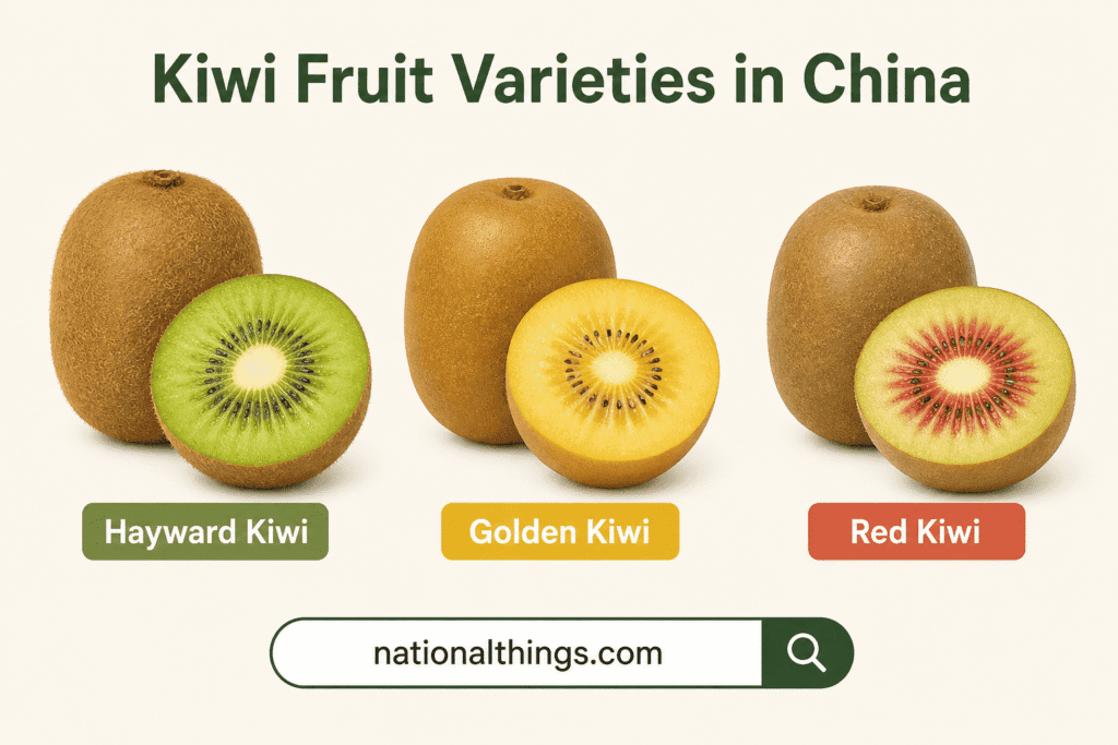 Types of Kiwi Fruit in China
