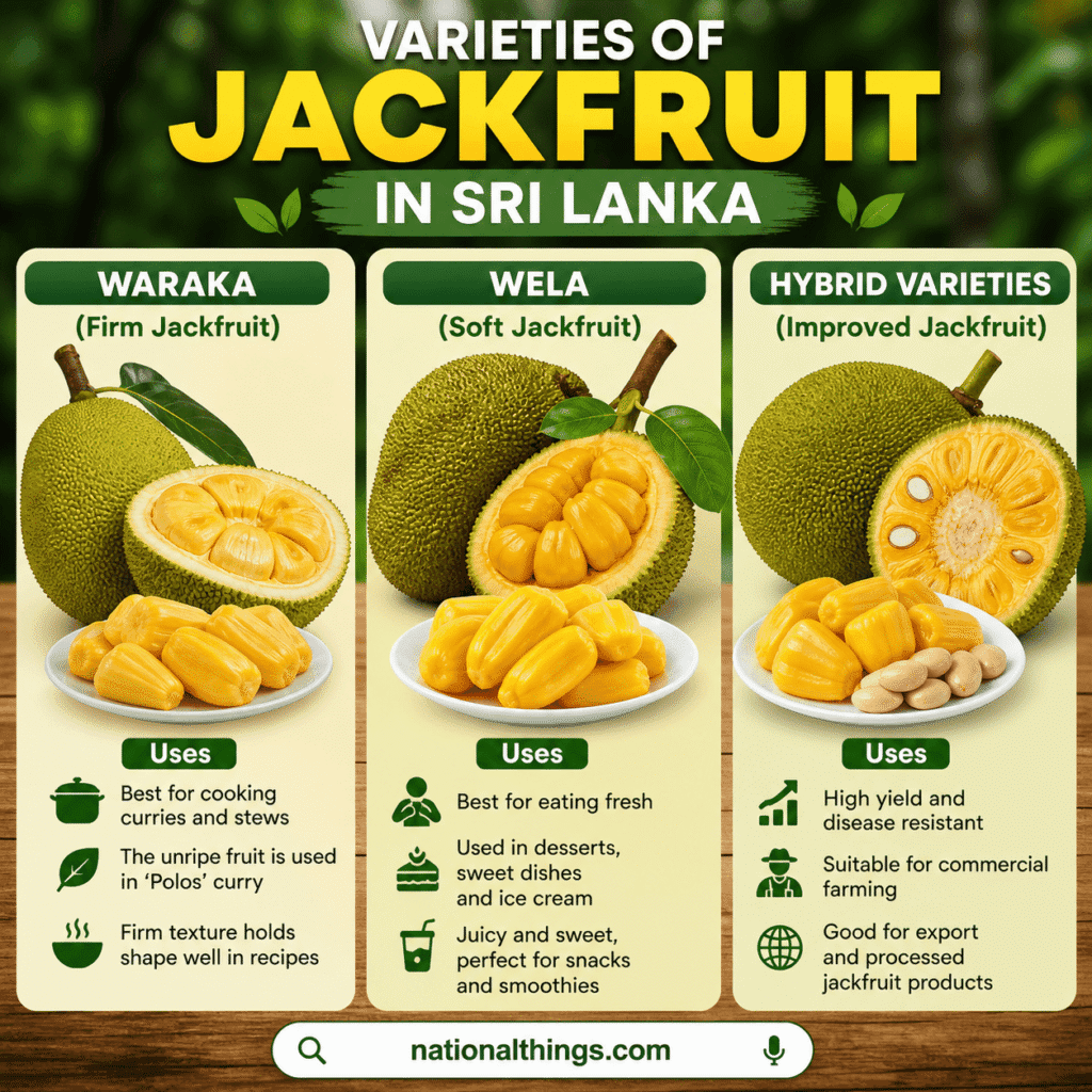 Varieties of Jackfruit in Sri Lanka