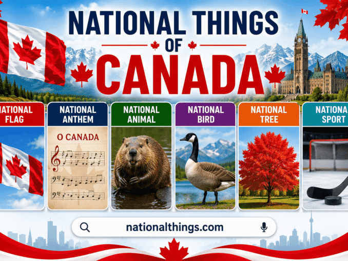 What are National Things of Canada