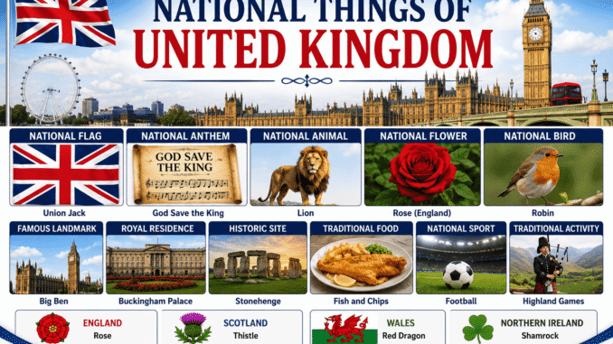 What are National Things of UK What are National Things of UK