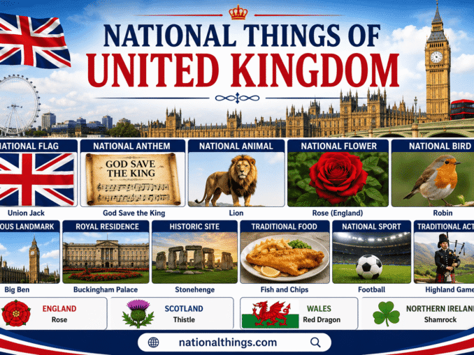 What are National Things of UK