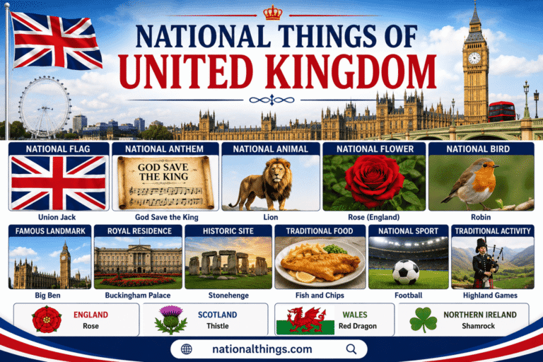 What are National Things of UK