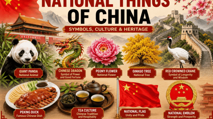 What are the National Things of China
