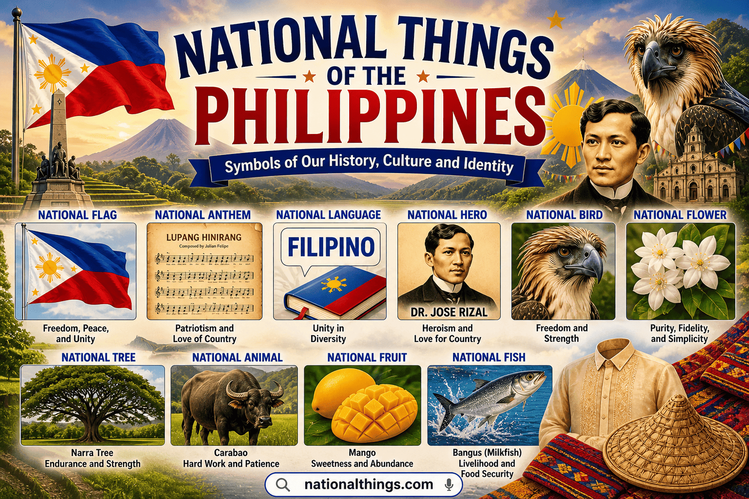 National Things of the Philippines: Meaning, History, and Pictures