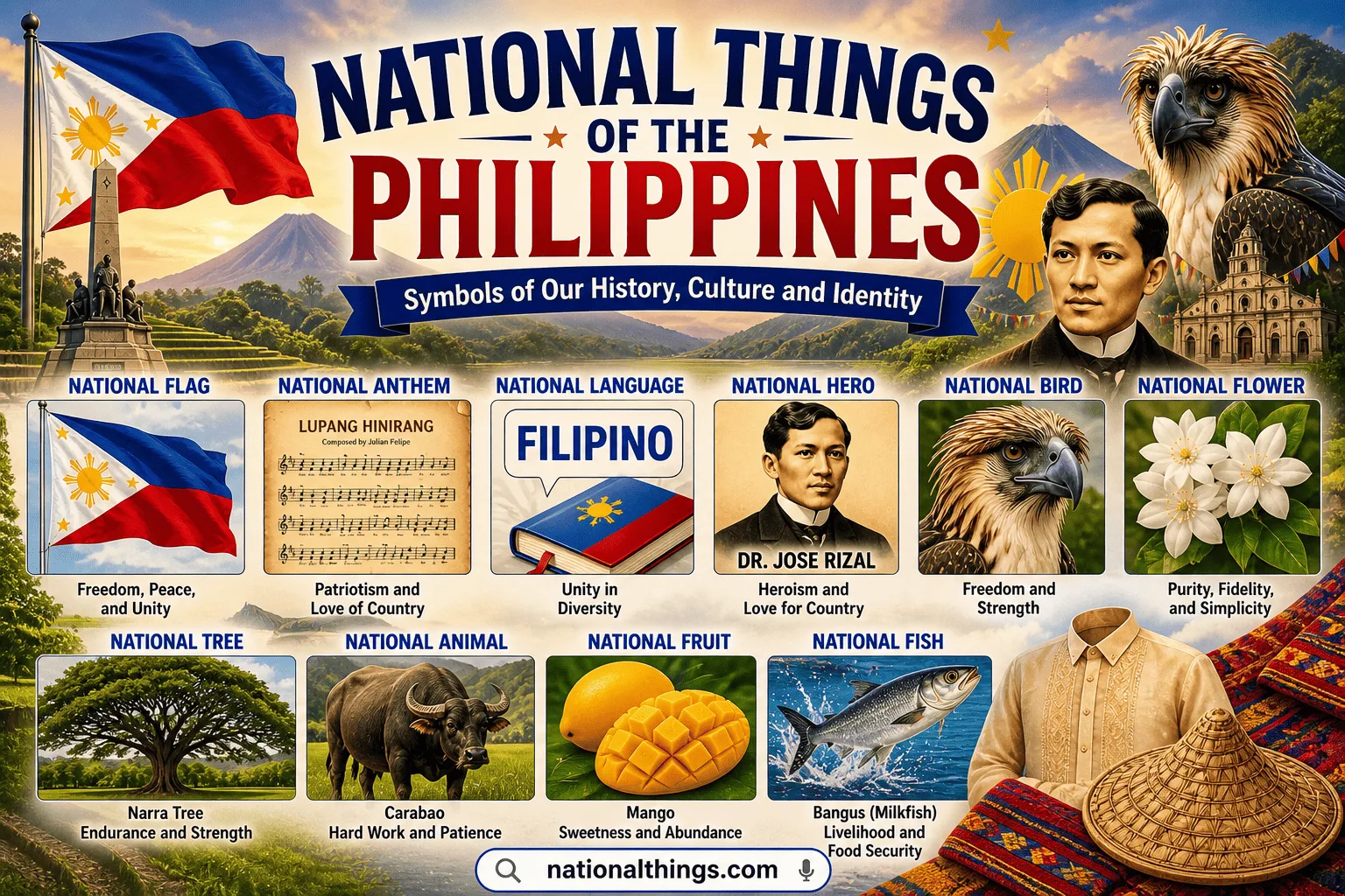 National Symbols of the Philippines: Meaning, History, and Pictures