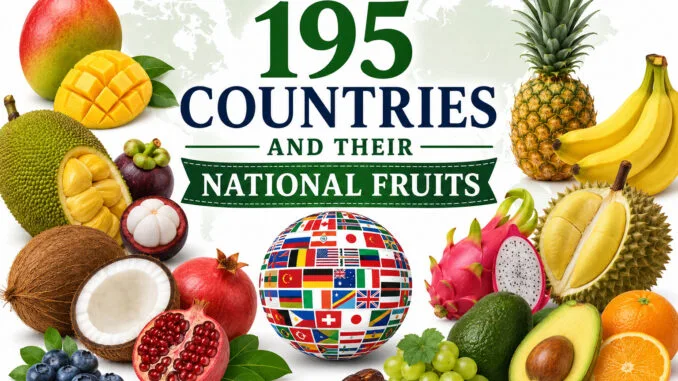 195 Countries and Their National Fruit 195 Countries and Their National Fruits