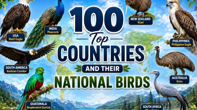 Countries and Their National Birds 100 Countries and Their National Birds
