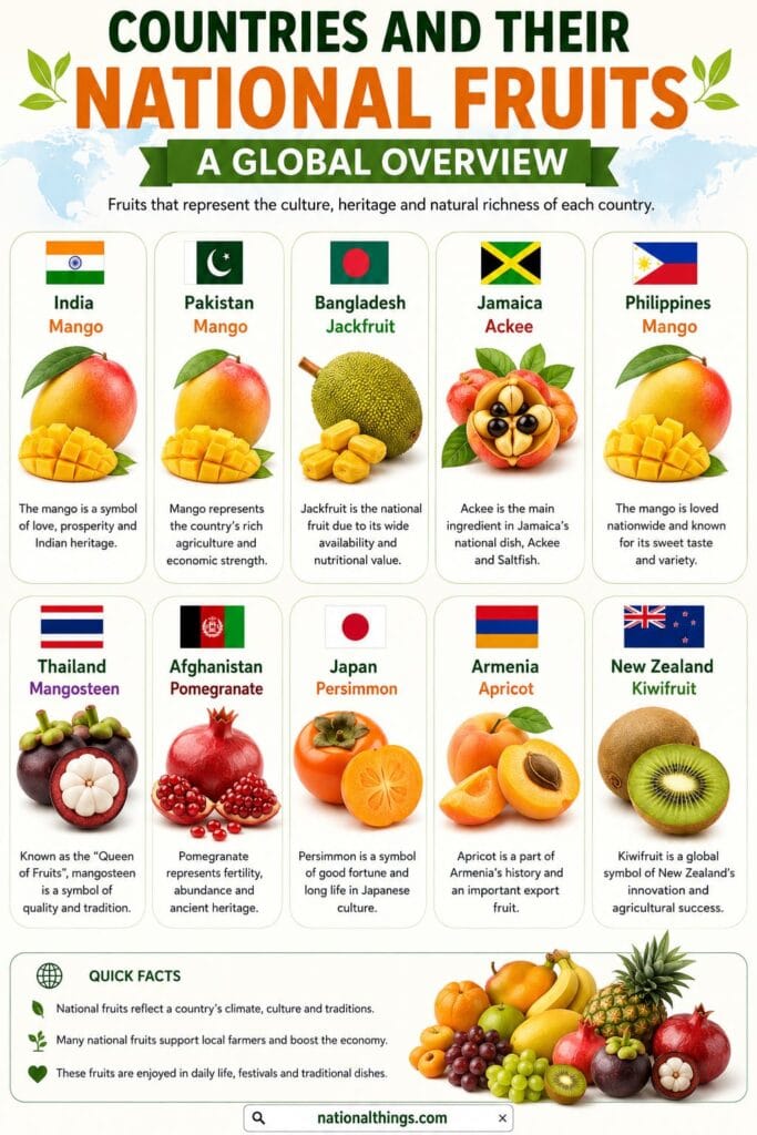 Countries and their National Fruits