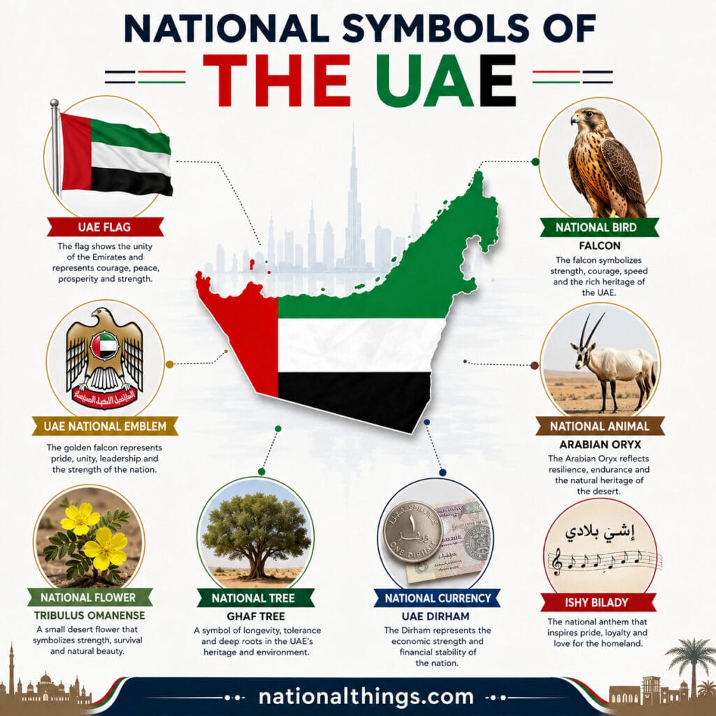 List of National Symbols of the UAE Explained with Meanings and Pictures