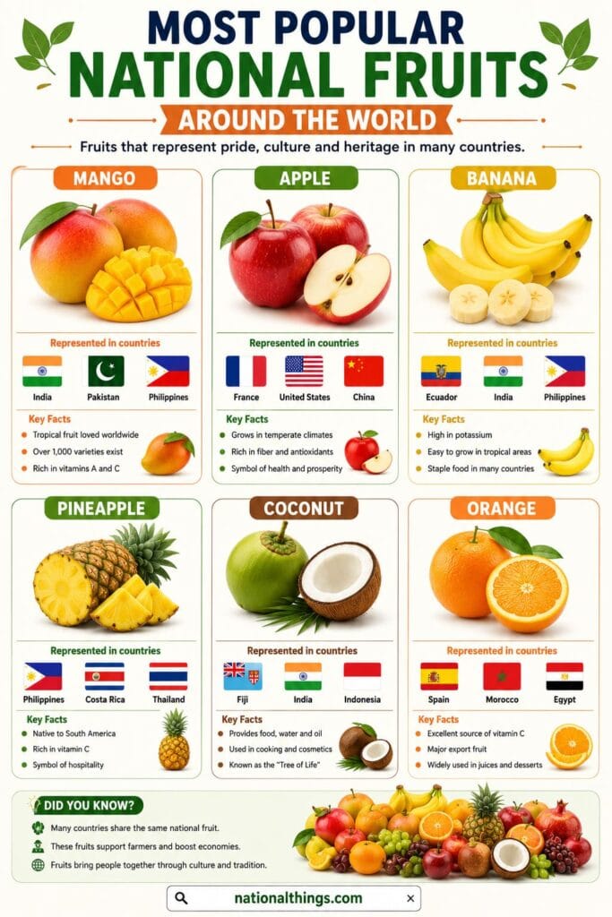 Most Popular National Fruits Around the World