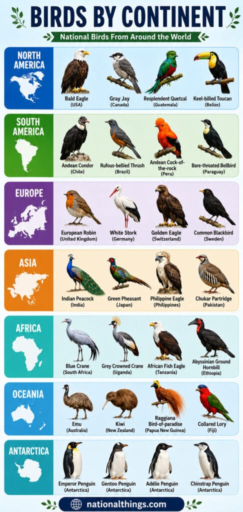 National Birds by Countries