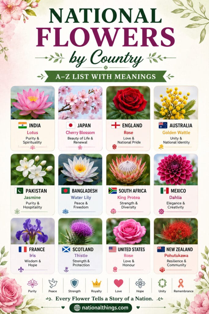 National Flowers by Countries
