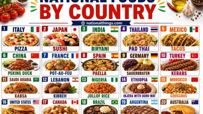 National Food by Country National Food by Country with Images