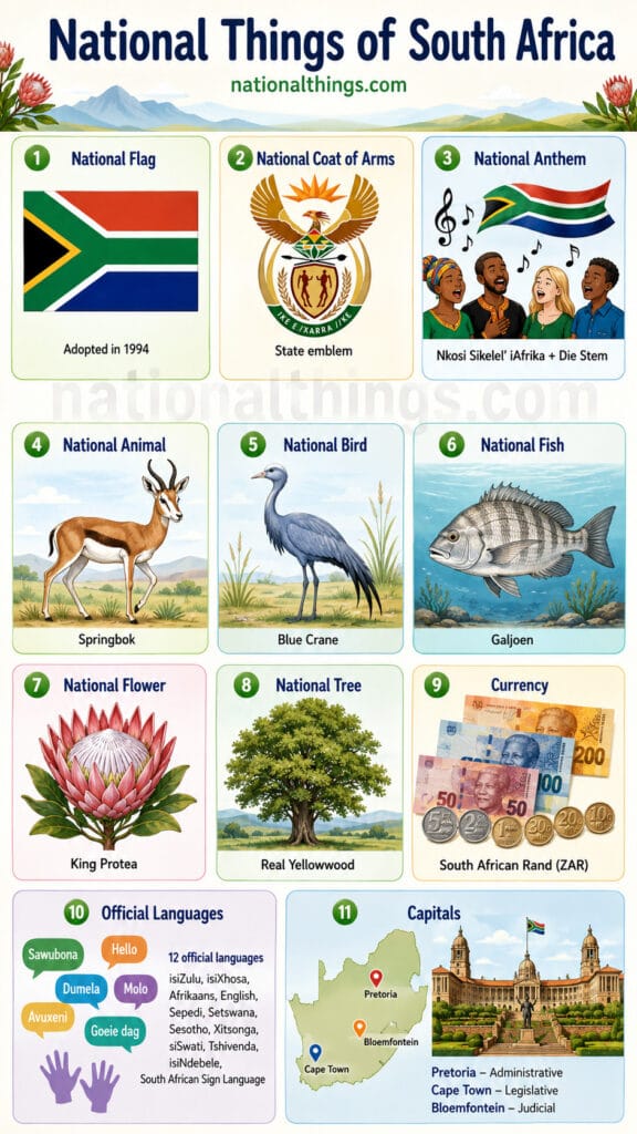 National Things of South Africa
