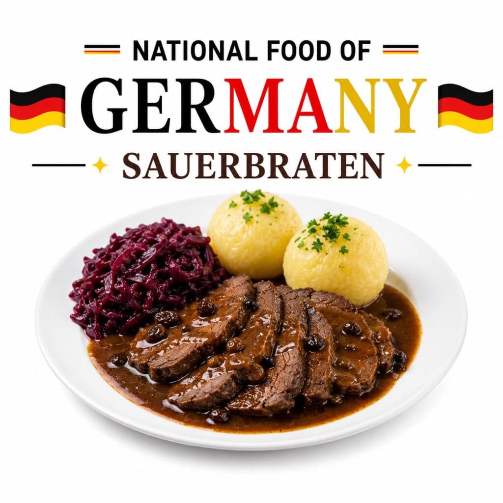 Sauerbraten is the National Food of Germany