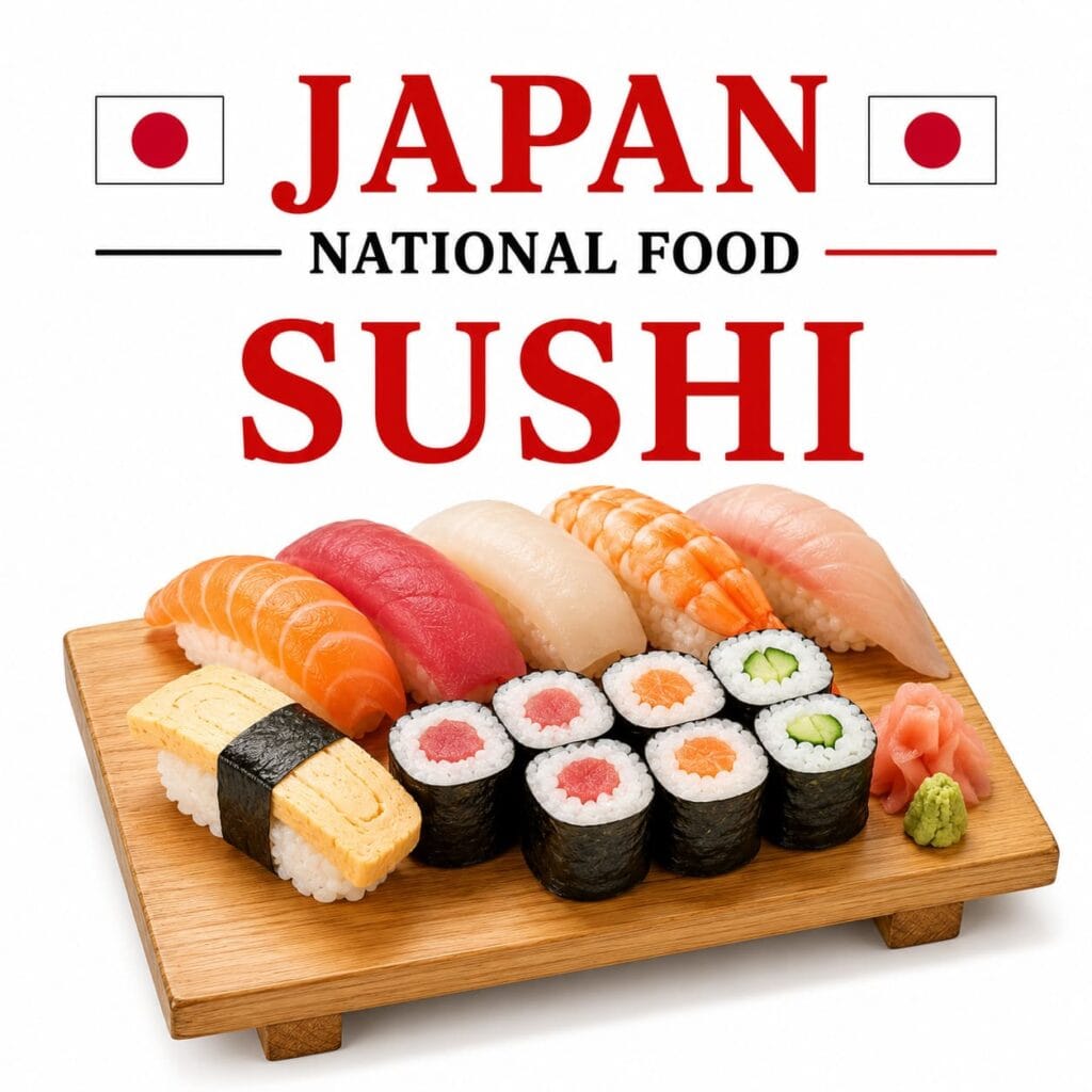 Sushi is the National Food of Japan