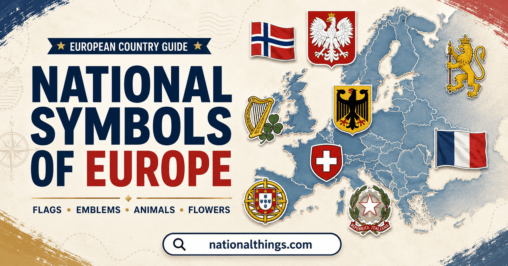 National Symbols of European Countries: Explained with History