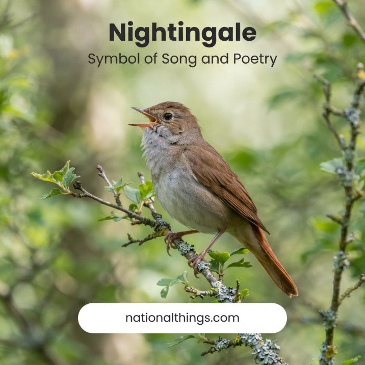 Common Nightingale (Luscinia Megarhynchos)