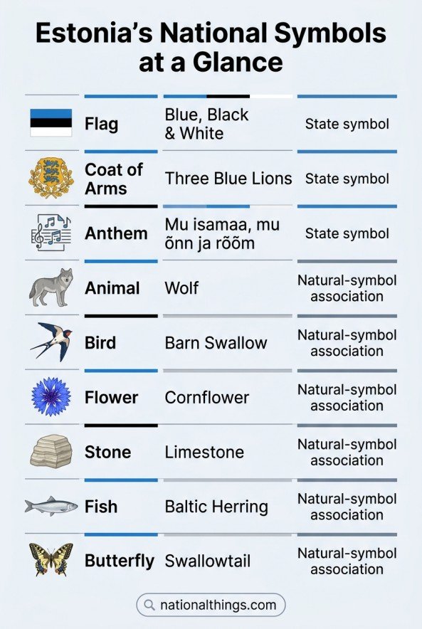 National Symbols of Estonia: Names, Meanings, and Significance
