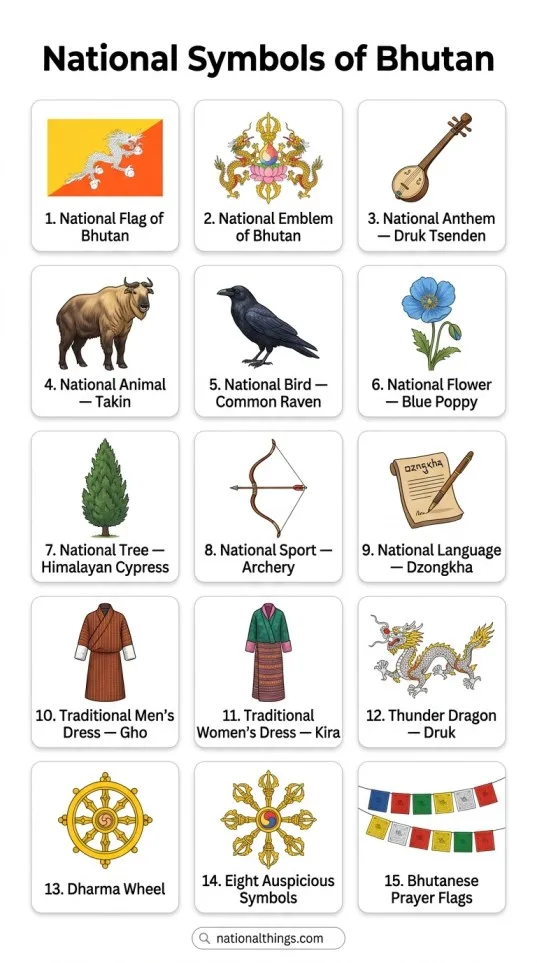 National Symbols of Bhutan: Names, Pictures, and Facts