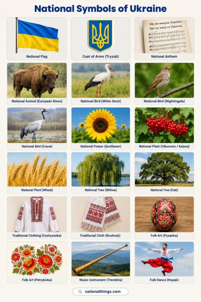National Symbols of Ukraine: Names, Meanings, and Pictures